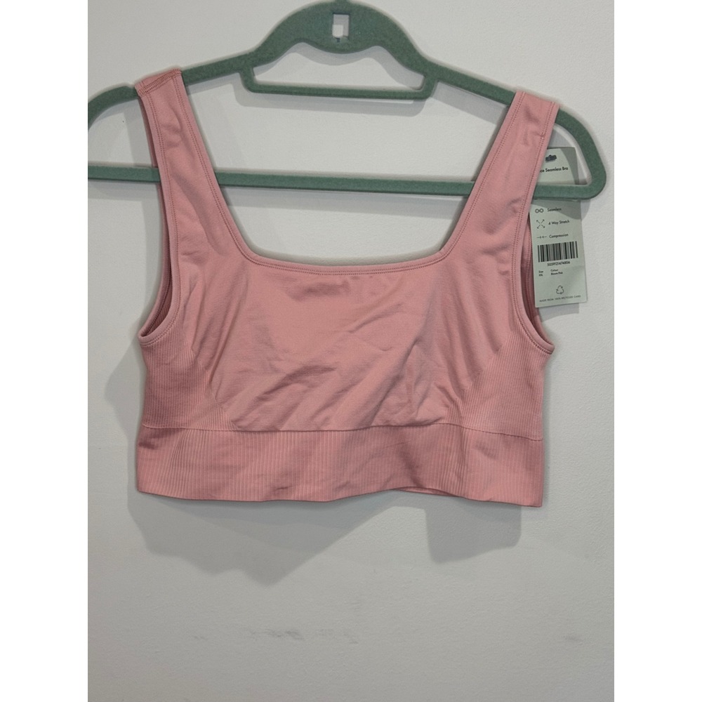 Sweaty Betty Bloom Pink Balance Seamless Bra NWT Sz XXL